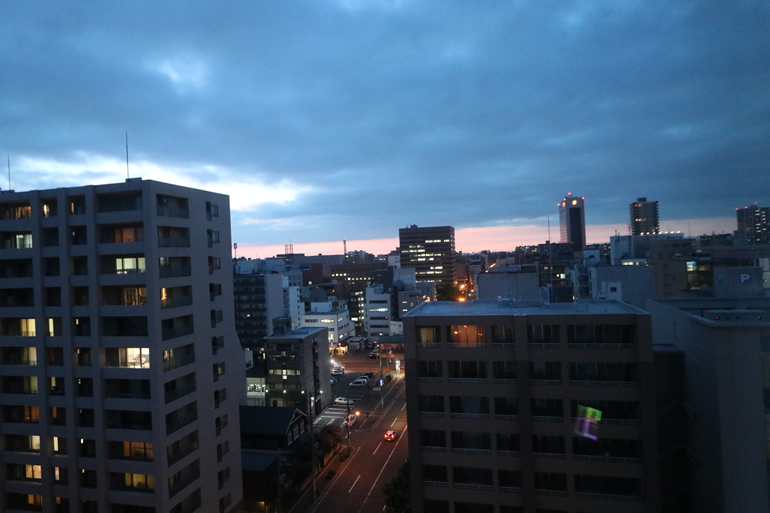 札幌プリンスホテルタワー部屋からの景色